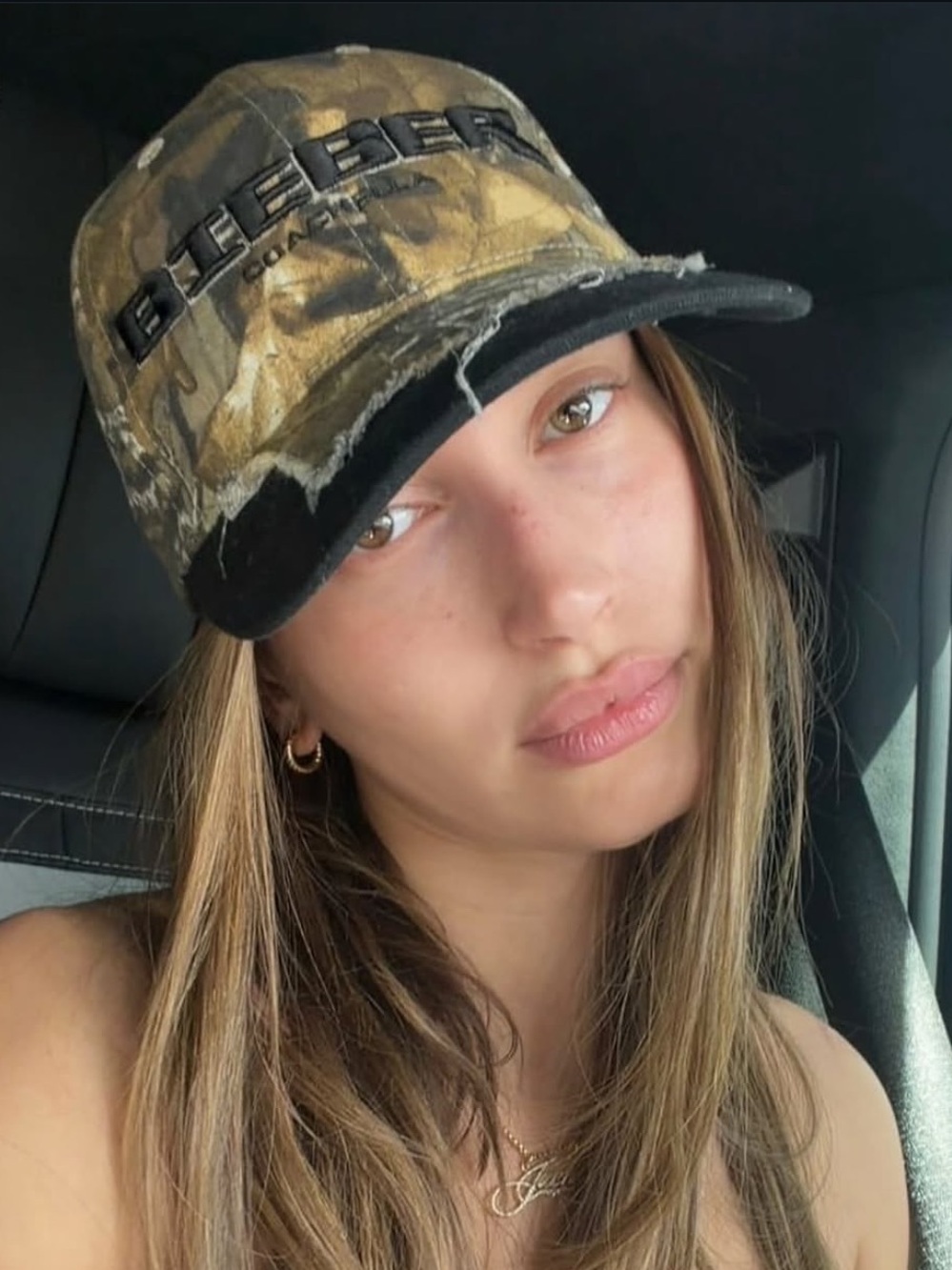 {Justin Bieber} Brand New Coachella Camo Baseball Cap